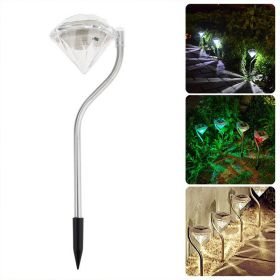 Solar Powered Garden Diamond Light