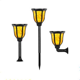 Solar flame lamp