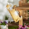 Accent Plus Climbing Cat Garden Decor