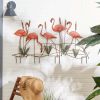 Accent Plus Flock of Flamingos Metal Garden Stake