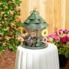 Accent Plus Cheerful Sunflower Hanging Bird Feeder