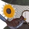Accent Plus Cheerful Sunflower Hanging Bird Feeder