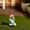Accent Plus Gnome with Binoculars Solar Garden Light