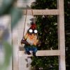 Accent Plus Gnome with Binoculars Hanging Solar Garden Light