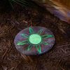 Accent Plus Glow-in-the-Dark Sun Resin Stepping Stone