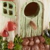 Accent Plus Whimsical Mushroom Cottage Birdhouse