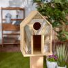 Nikki Chu Bali Beach Wood Bird House