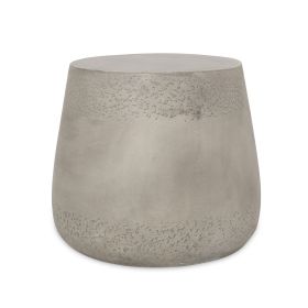 Christopher Knight Home Sidney Indoor Modern Lightweight Side Table; Concrete Finish