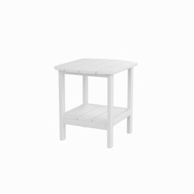 HDPE Side Table; White