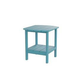 HDPE side table; adirondack table; porch table; patio table for outdoor and pool Blue
