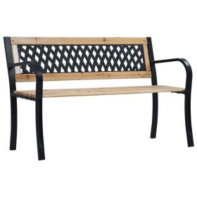 vidaXL Patio Bench 47.2" Wood