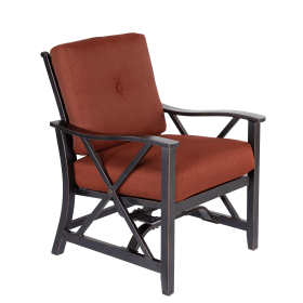 Haywood KD Aluminum X Back Stationary Spring Chairs 2PCS SET