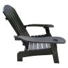 Outdoor or indoor Wood Adirondack chair with an hole to hold umbrella on the arm