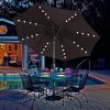 9' SolarUmbrella  with 32 LED Lights