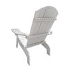 Outdoor or indoor Wood Adirondack chair with an hole to hold umbrella on the arm