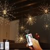 Christmas LED Hanging Starburst String Lights 100-200 Leds Firework Fairy Garland Christmas Lights Outdoor for Party Home Decor