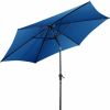 10 Feet Outdoor Patio Umbrella with Tilt Adjustment and Crank