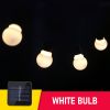 LED Solar Light Outdoor Garland Street G50 Bulb String Light As Christmas Decoration Lamp For Garden Indoor Holiday Lighting